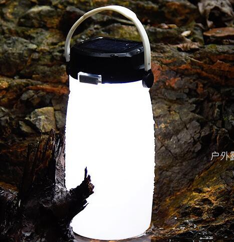 Tanbaby Portable Solar Silicone Lantern Bottle