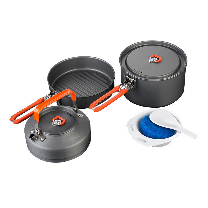 Outdoor Camping Picnic 2-3 Portable Cookware Set