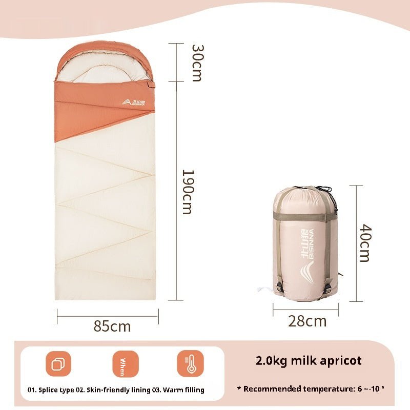 Thickened Cold Protection Warm Sleeping Bag