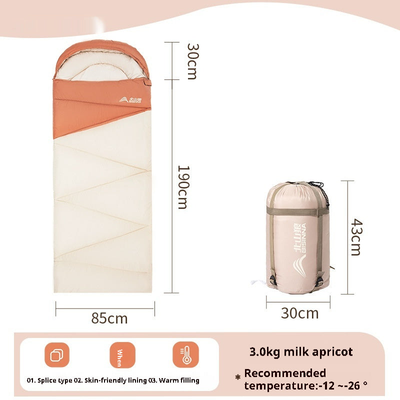 Thickened Cold Protection Warm Sleeping Bag