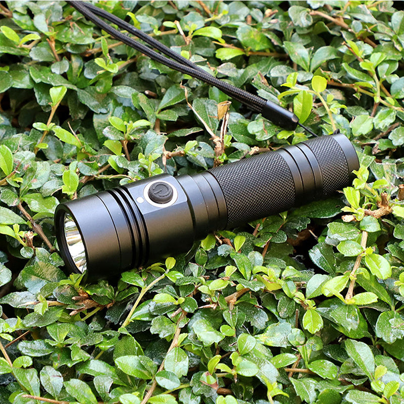 Aluminum Alloy USB Rechargeable Flashlight
