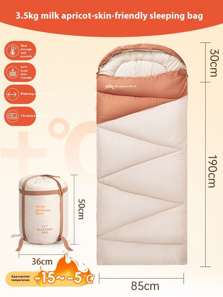 Thickened Cold Protection Warm Sleeping Bag