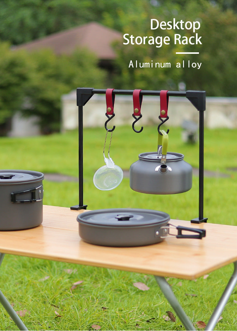 Outdoor Camping Rack For Desk Adjustable Base
