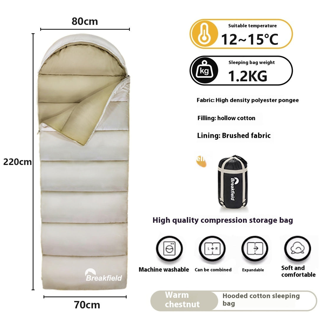 Waterproof Cotton Sleeping Bag