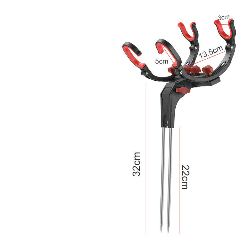 Angle Fishing Pole Tackle Bracket