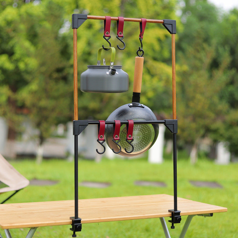 Outdoor Camping Rack For Desk Adjustable Base